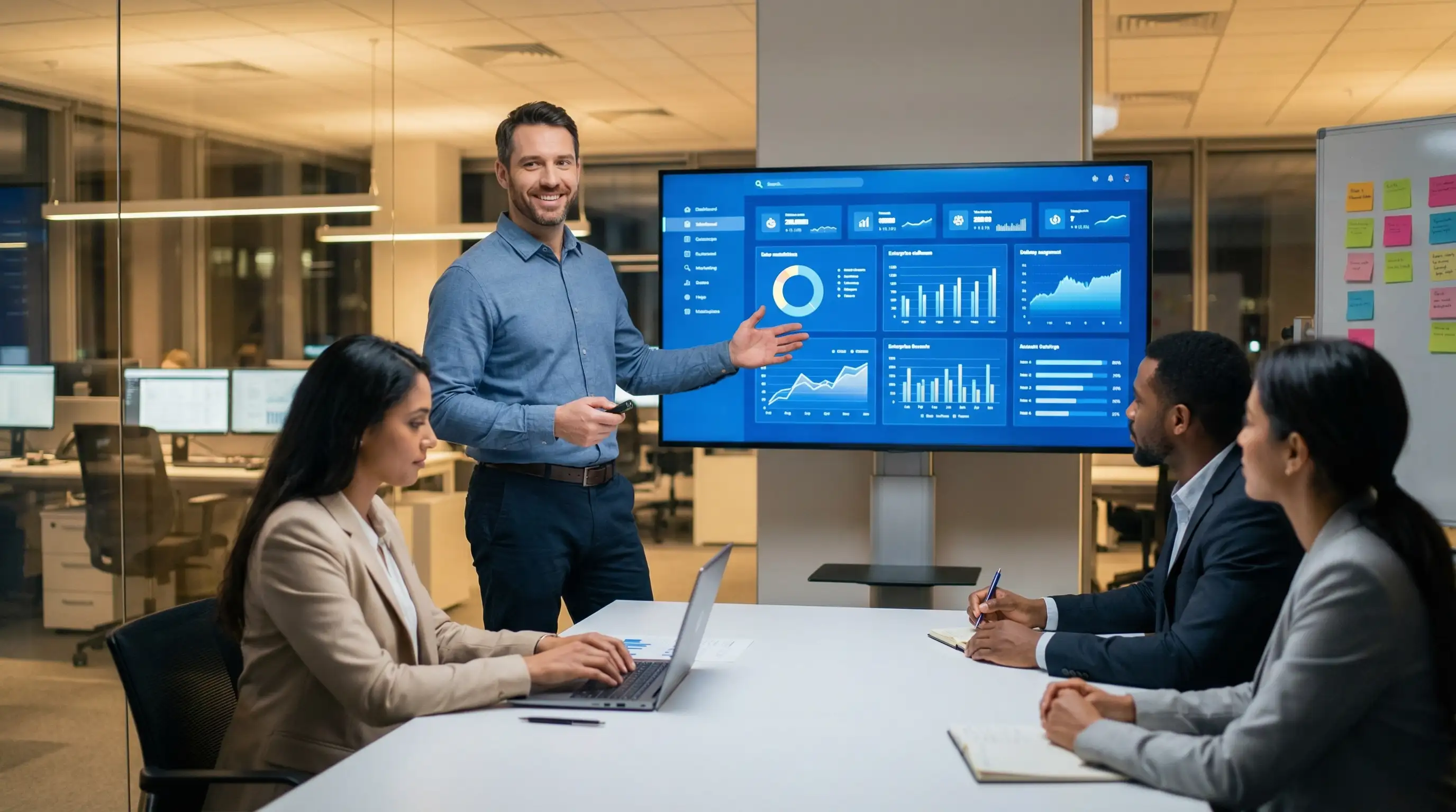 Tecnologia Enterprise: Sales enablement e onboarding para equipes SaaS. Impacto mensurável no treinamento.